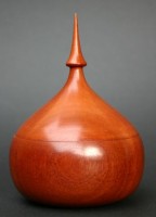 Rosewood Lidded Box - A box with a middle-eastern influence. Made using NSW Rosewood