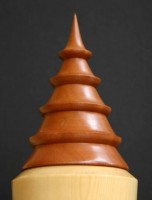 Rosewood Box top - 
	This Rosewood top has an oriental influence. finished with commercial