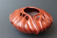 Erosion Bowl - 
	This bow in Red Cedar was made during a Neil Scobie workshop. It was 